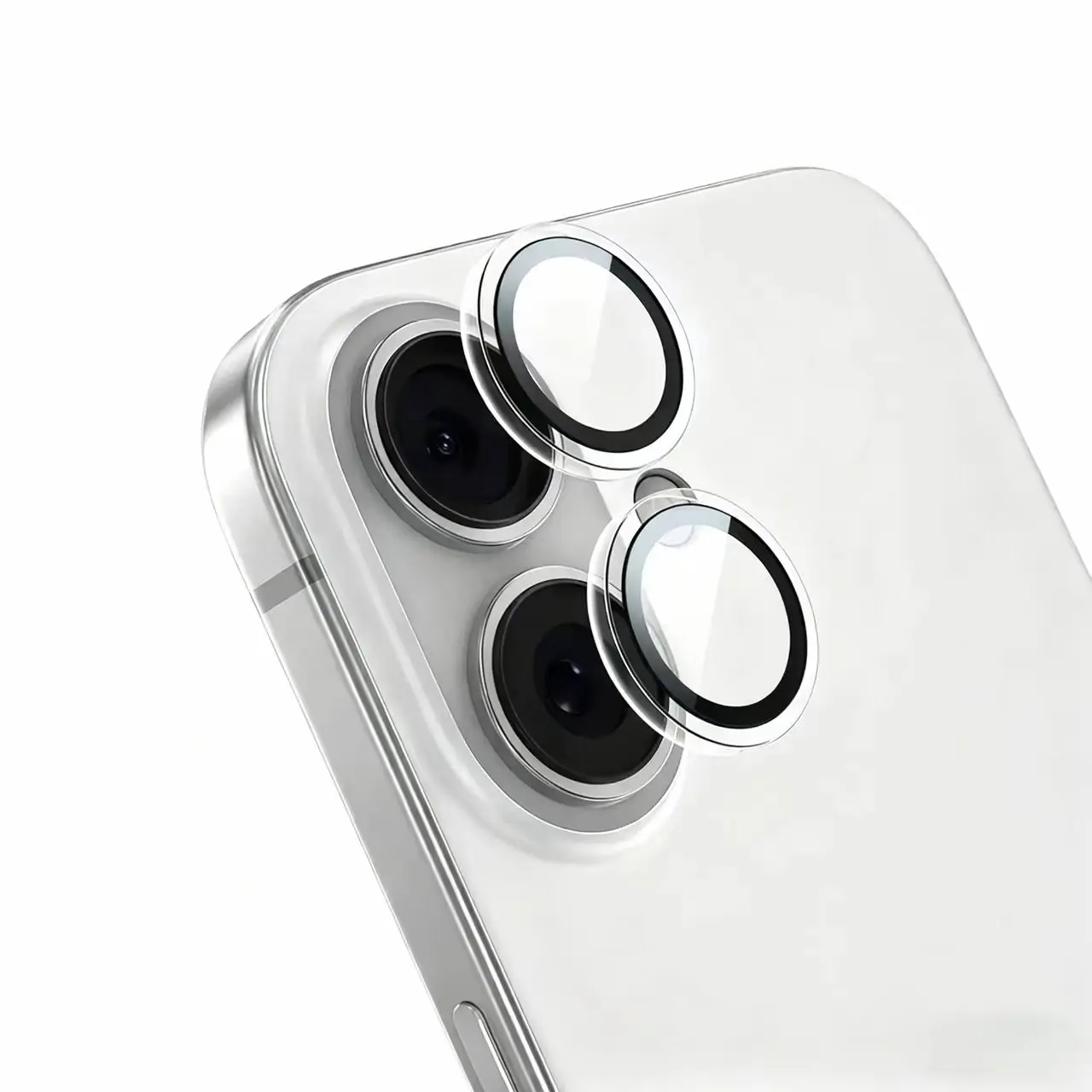 1-3Pcs For IPhone 17 Metal Camera Lens Tempered Glass Full Cover Back Aluminum Lens Ring Case Camera Protector For 17 Lens Cap