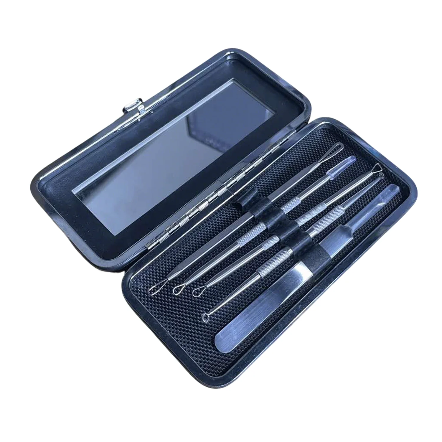 

Acne Blackhead Removal Needles with mirror Stainless Steel Blemish Pimple Removal Needle Deep Cleansing Tool Face Skin Care Kit