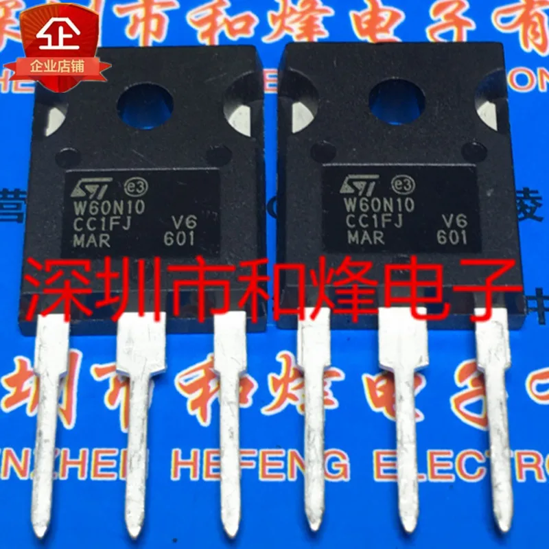 5PCS-10PCS W60N10 STW60N10 TO-247 100V 60A NEW AND ORIGINAL ON STOCK