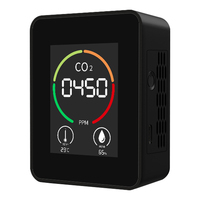 LCD Digital Air Quality Tester CO2 Detector Carbon Dioxide Detector Temperature Humidity Gas Monitor for Greenhouse Warehouse