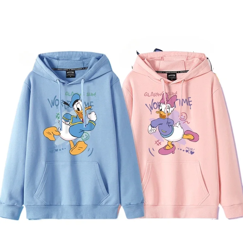 Disney Sweater Donald Duck Mickey Minnie Hoodie Couple Sweater Family Sweater Set mommy and me  kids girls