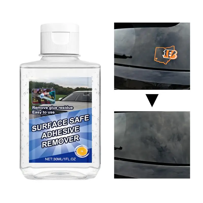 Car Glue Remover Glue Removal Car Paint Cleaning Solution Odorless Leaves No Trace Solution For Home & Car Use On Fabrics &