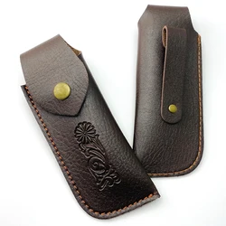 Knife Sheath Leather Case PU Leather Knife Case Outdoor Folding Knife Case