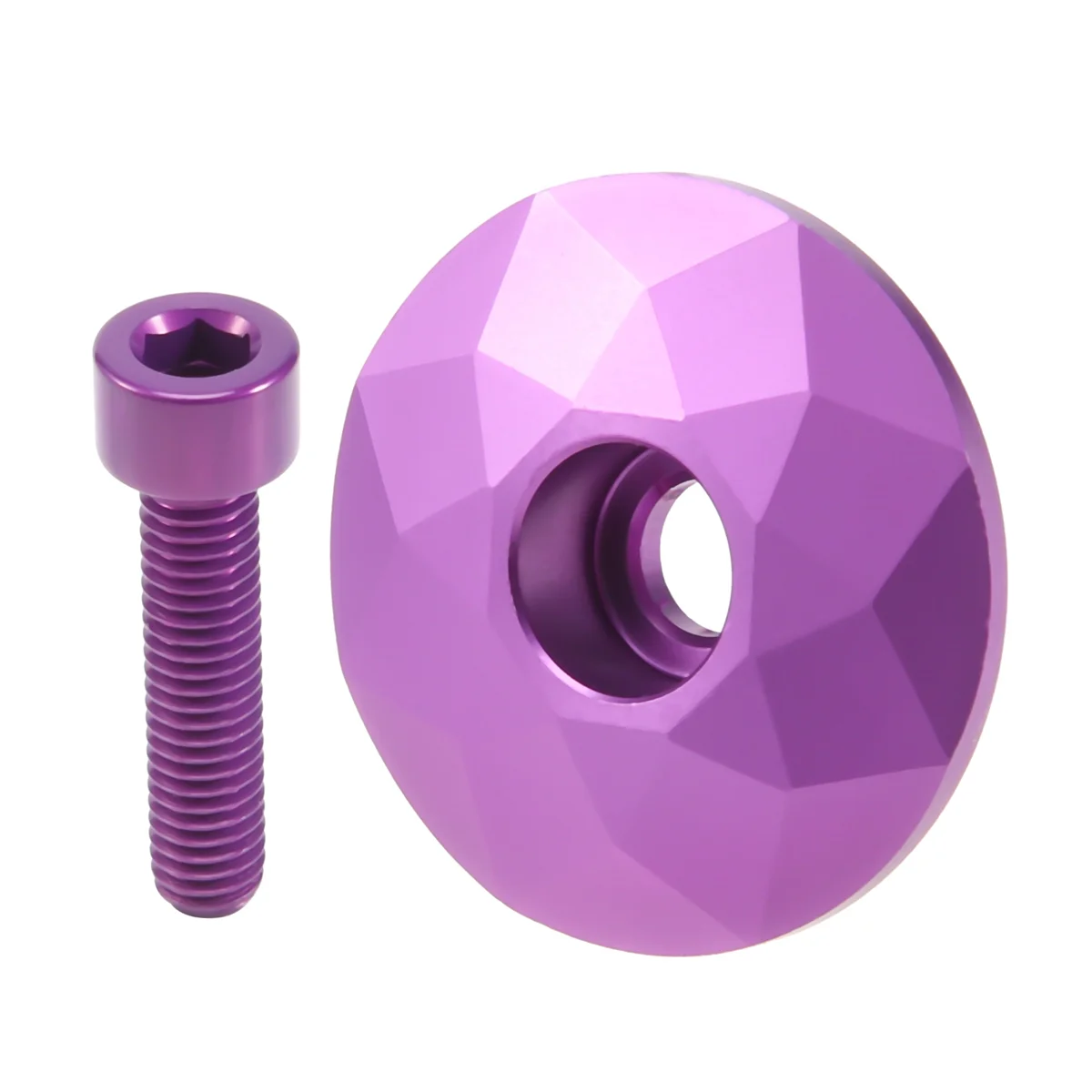Крышка велосипедной гарнитуры MTB, верхняя крышка выноса гарнитуры шоссейного велосипеда с винтом для трубки головки вилки 28,6 мм, фиолетовый, хит продаж