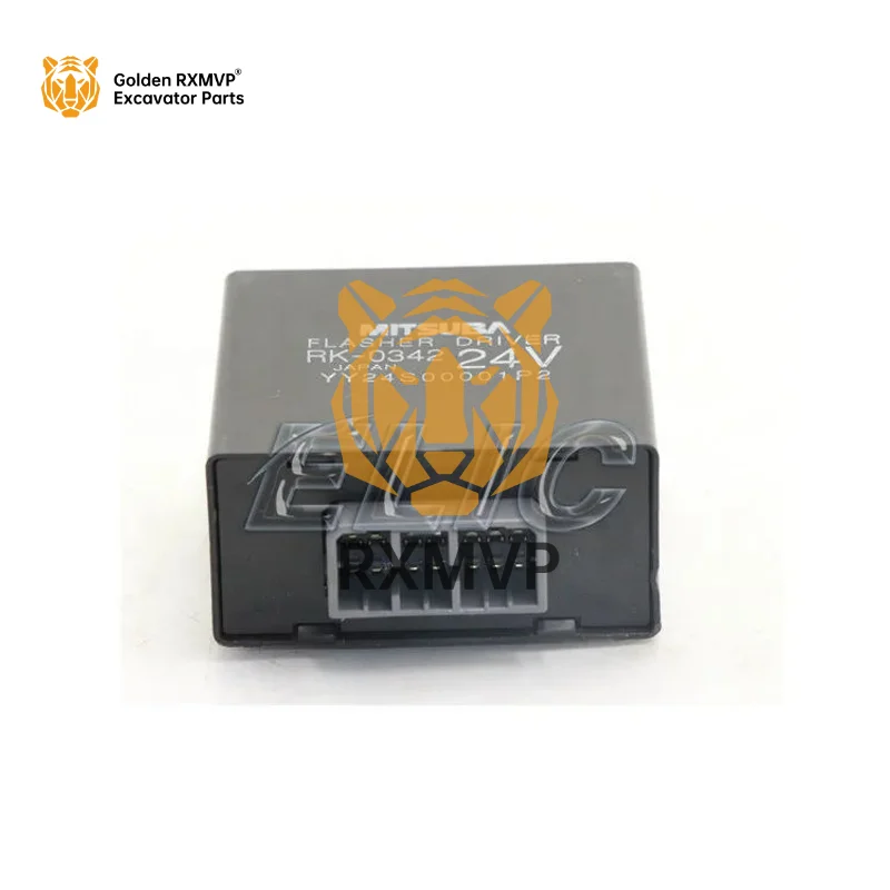 For Kobelco Yy24s00001p2 Relay Flasher Sk135srlc-1e Sk130lc Sk140sr Sk140-8 Sk135sr Excavator Parts RXMVP