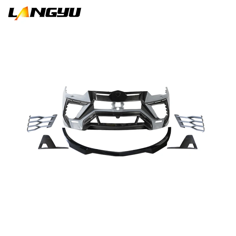 Lanyu-MSY Estilo Body Kit com Fibra De Carbono Seca Front Bumper Hood, Parte De Modificação Automotiva, Adequado Para Lamborghini Uru, 2018