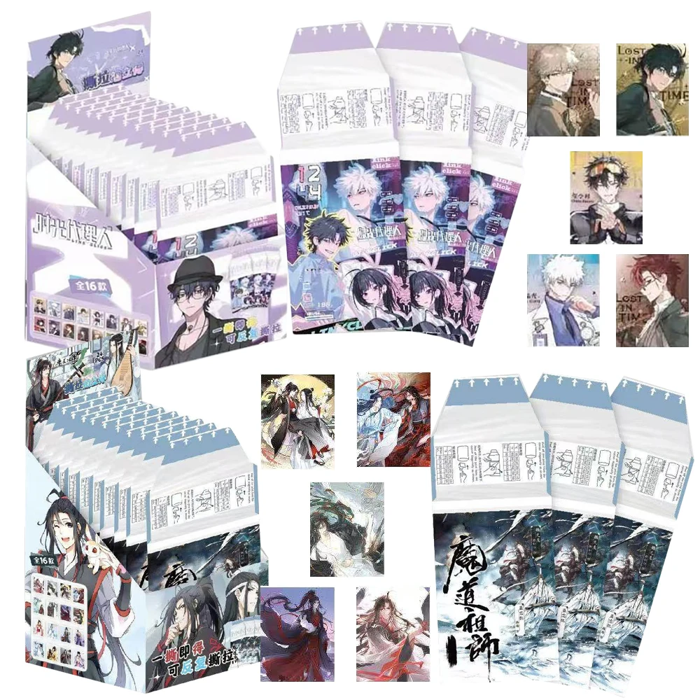 

Anime Peripheral Tearable Photo Cards Game Characters Exquisite Role Playing Toys Collection Goods Funny Holiday Gift for Kids