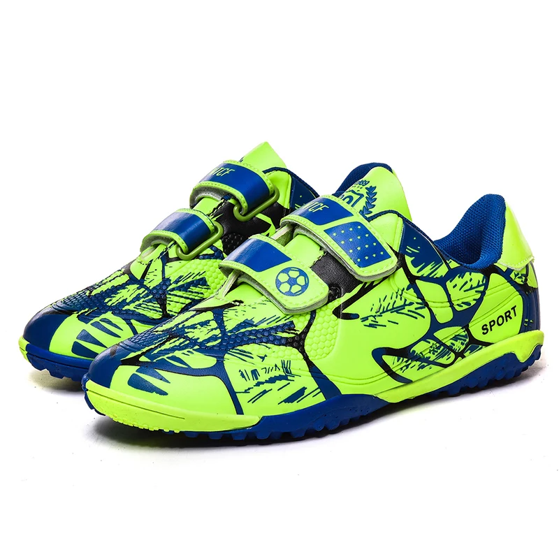 

HKDQ Лидер продаж, детские футбольные бутсы, футбольные бутсы для мальчиков, уличная нескользящая тренировочная обувь, детская удобная детская спортивная обувь