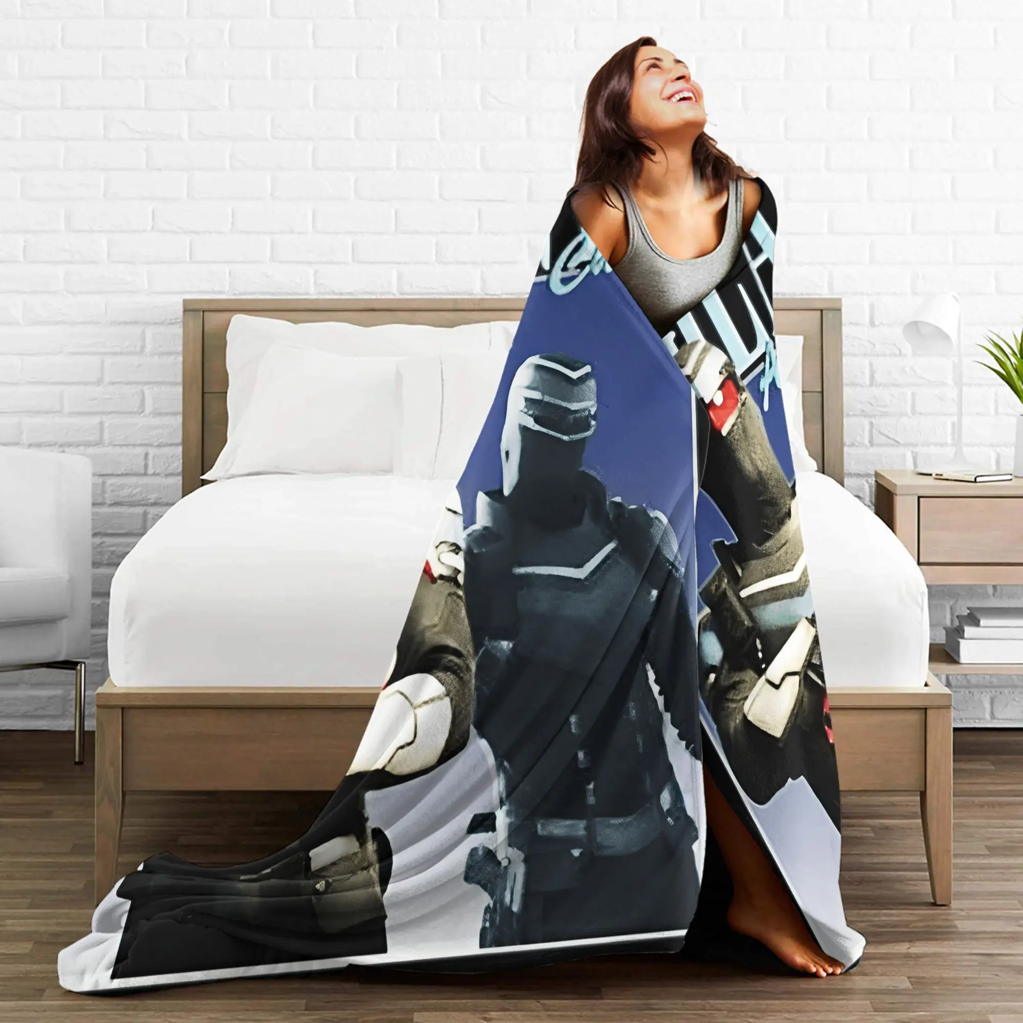 Vigilante Peacemaker s بطانية ناعمة للغاية للأطفال سرير قطيفة يلقي نمط غرفة المعيشة الفانيلا المفرش غطاء سرير أريكة #4