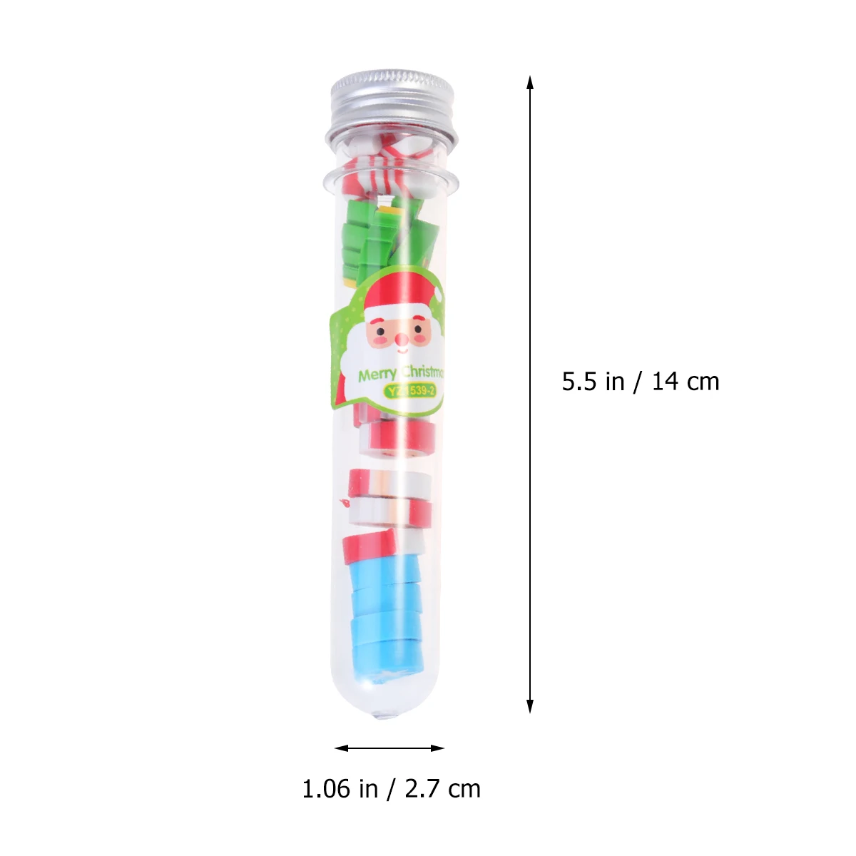 

School Stuff Christmas Eraser Erasers Pencil for Students Cartoon Cute Aesthetic Child