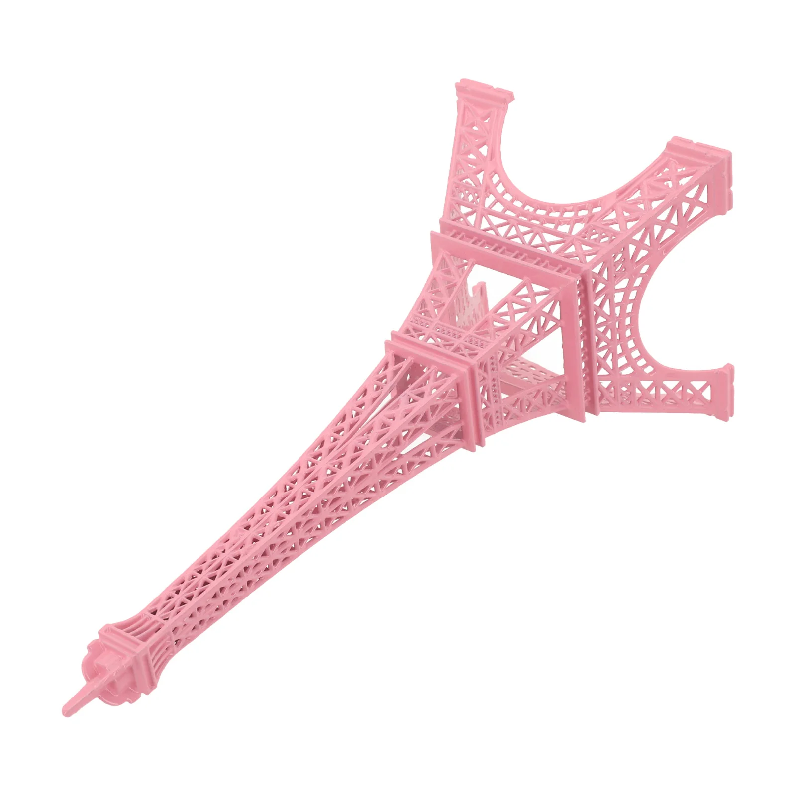 Creative Pink Eiffel Tower Model Creative Pink Eiffel Tower Model Decor Statue Eiffel Tower Figurine Office Metal Ornaments Pink