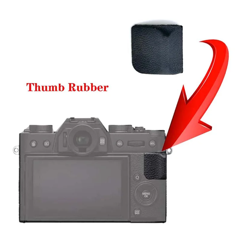 1 Set New Body Rubber Front Cover Rubber Thumb Grip Replacement Part for Fuji Fujifilm X-T10 X-T20 XT10 XT20 Camera