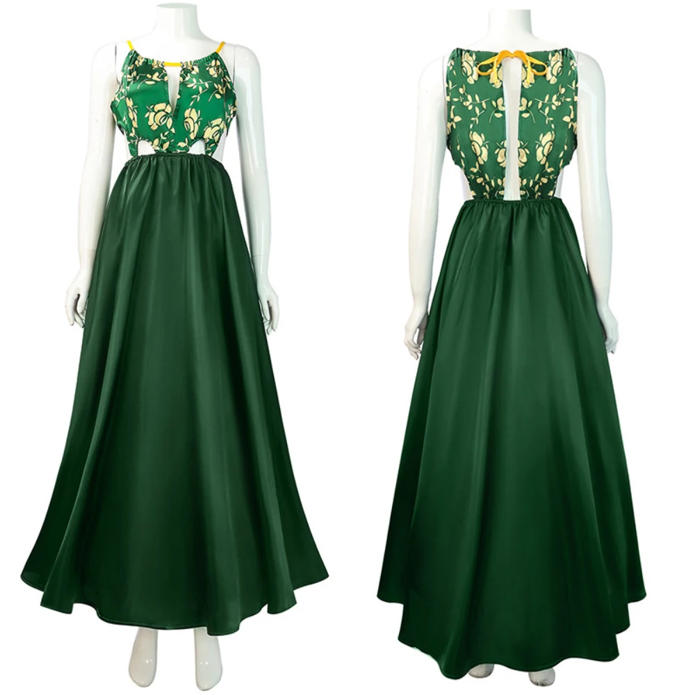 

Movie Princess Fiona Cosplay Costume Full Set Green Dress Uniform Suit for Women Adult Halloween Carnival Party Clothes Roleplay