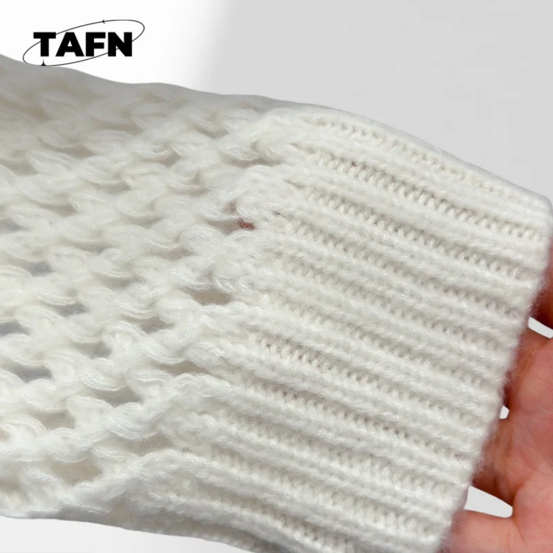 Suéter de mistura de caxemira macia para mulheres, luxuoso e confortável para outono e inverno para dias frios e uso confortável AH1622