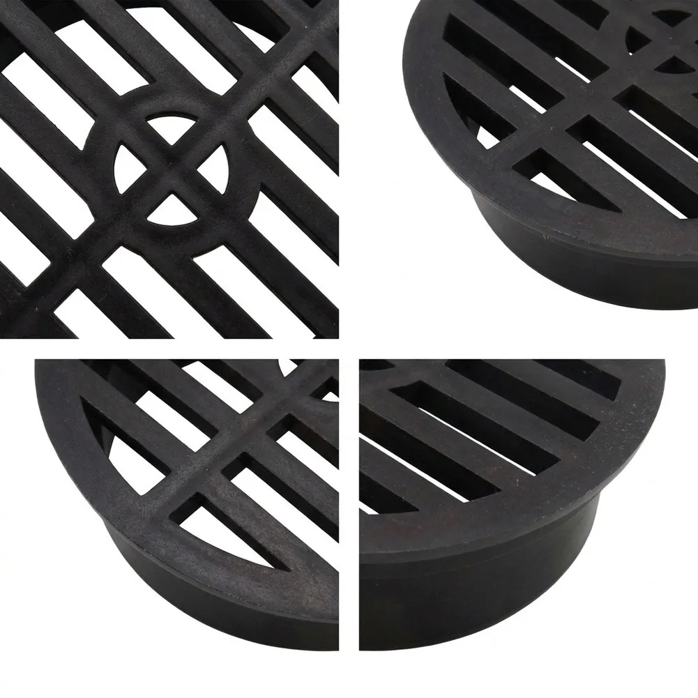 4 Inch Round Drain Cover Installation Drainage Cover Patio Drain Cover 4 Inch Drain Grate Debris Prevention Design