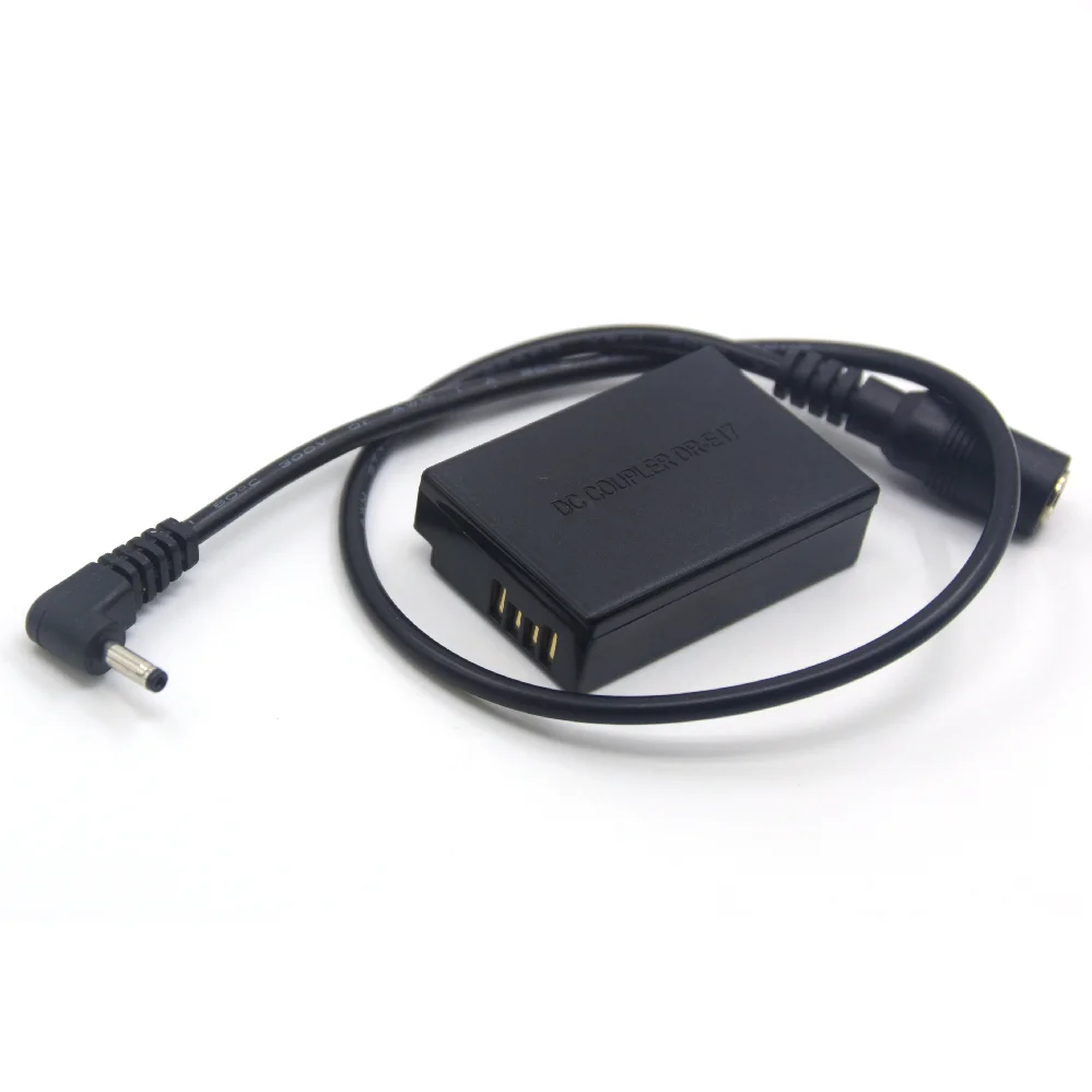 

DR-E17 DC Coupler LP-E17 Dummy Battery+DC Cable Supply for Canon EOS M3 M5 M6 EOS-M5 Camera