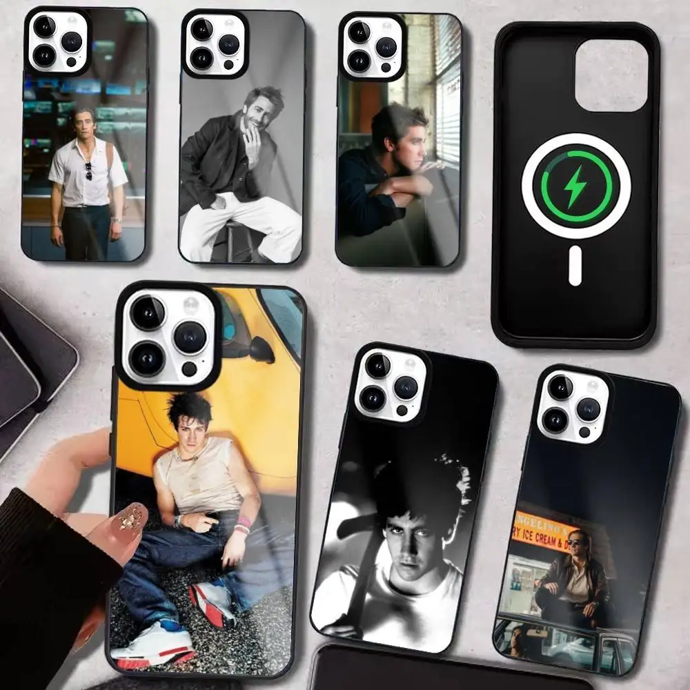 

J-Jake G-Gyllenhaal Phone Case For IPhone17 16 15 14 13 12 11 Plus Pro Max Plus Wireless Charger Cover Funda