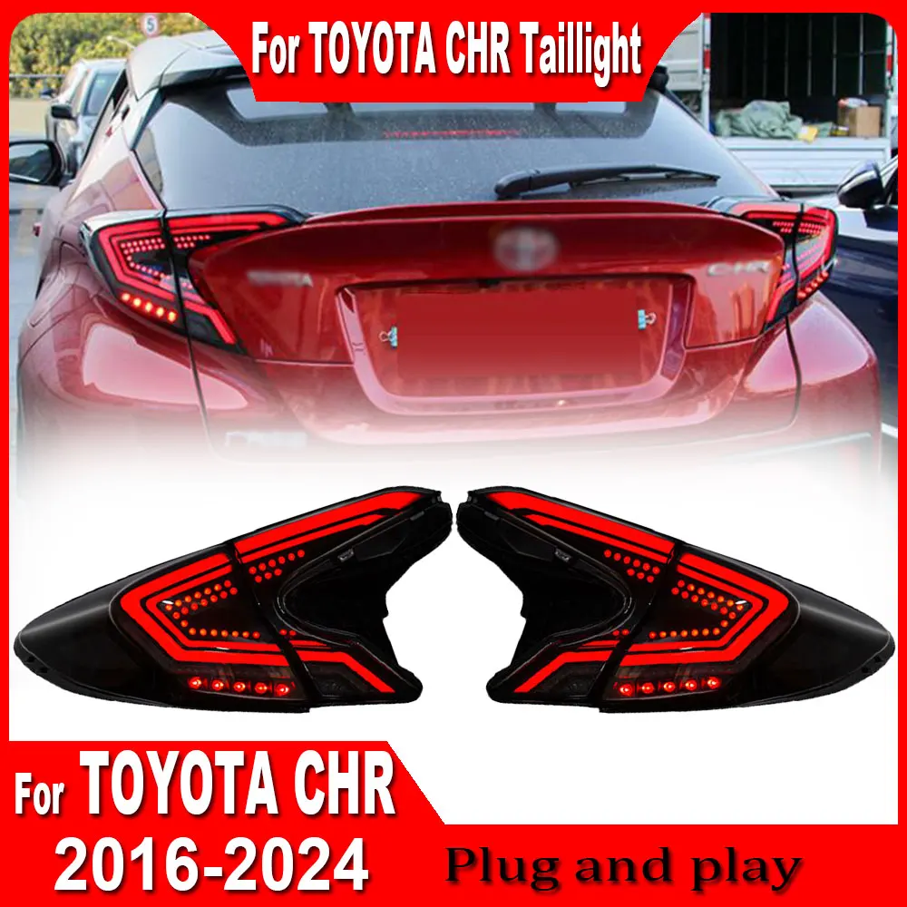 Światło tylne LED do Toyoty CHR 2018 2019 2020 2021 2022 2023 2024 Światła tylne DRL Światło przeciwmgielne Tylne światło DRL Światło hamowania postojowe Światło sygnalizacyjne