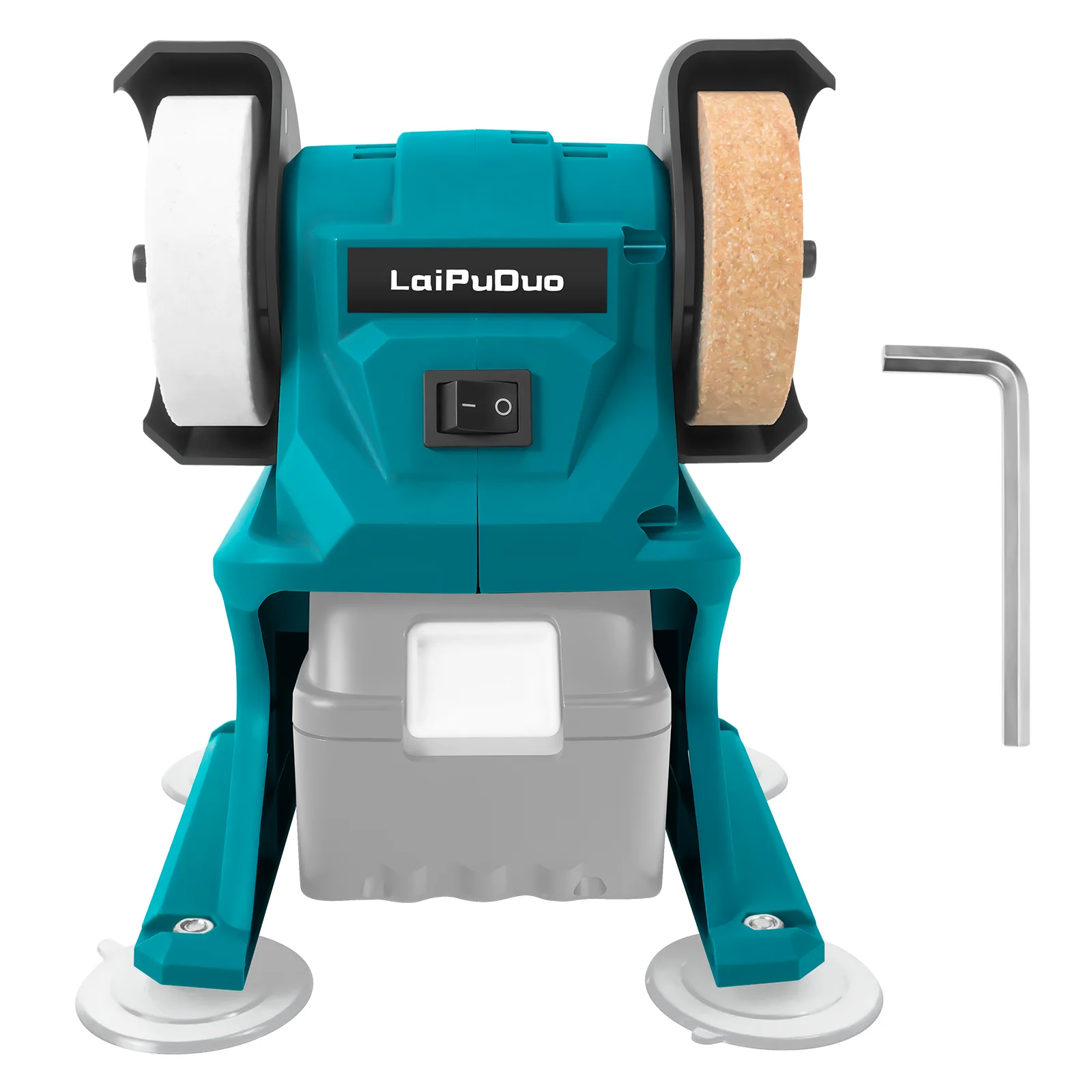 コードレス電動ベンチグラインダー-5500rpm-デュアルホイール金属研磨研削電動工具-マキタ-18v-バッテリーピン用