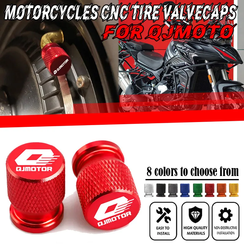 

For QJMOTO QJ MOTOR SRT800SX 800SRT SRT 800X SRT600 Motorcycle TWheel Tire Valve Cap Air Port Stem Cover Accessories