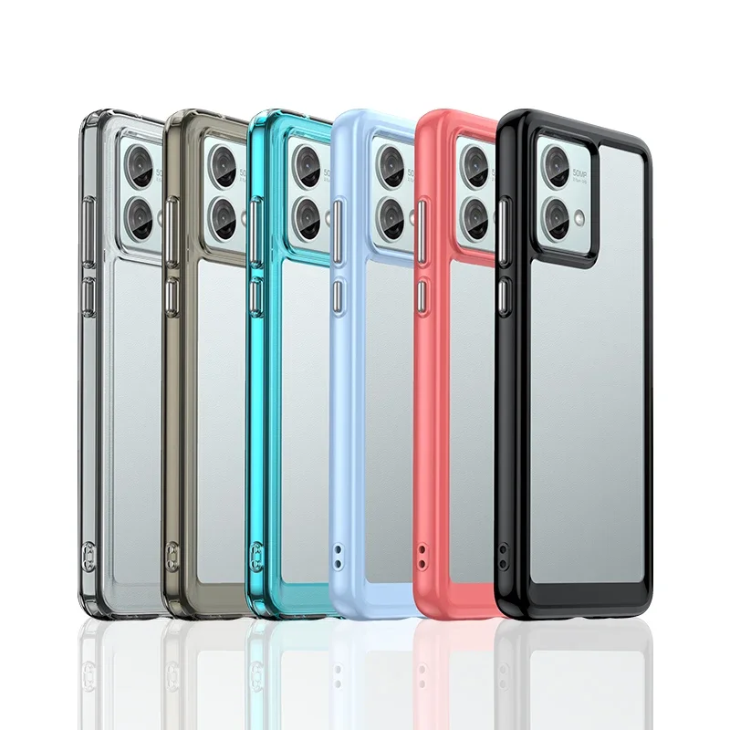 For Motorola Moto G84 Edge 40 Case Luxury Silicone Clear Bumper New TPU Transparent Shockproof MOTO G73 G53 G13 G14 G34 Cover