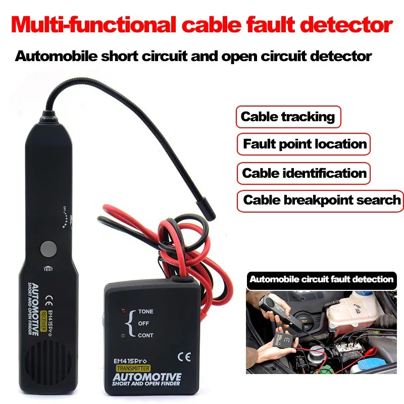 Automobile line detector,  fault, cable fault, wire breakpoint  finder, power breakpoint  inspection instrument