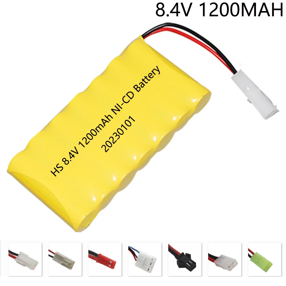 M Model 8.4V 1200mah upgrade NiCD Battery For Rc toy Car Tanks Trains Robot Boat Gun Ni-CD AA 700mah 8.4v Rechargeable Battery