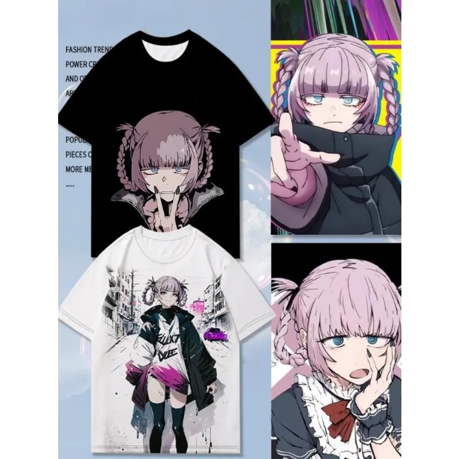 Anime çağrı gece Nazuna Nanakusa 3D baskı T Shirt kadın erkek yaz o-boyun kısa kollu komik Tshirt grafik Tees Cosplay