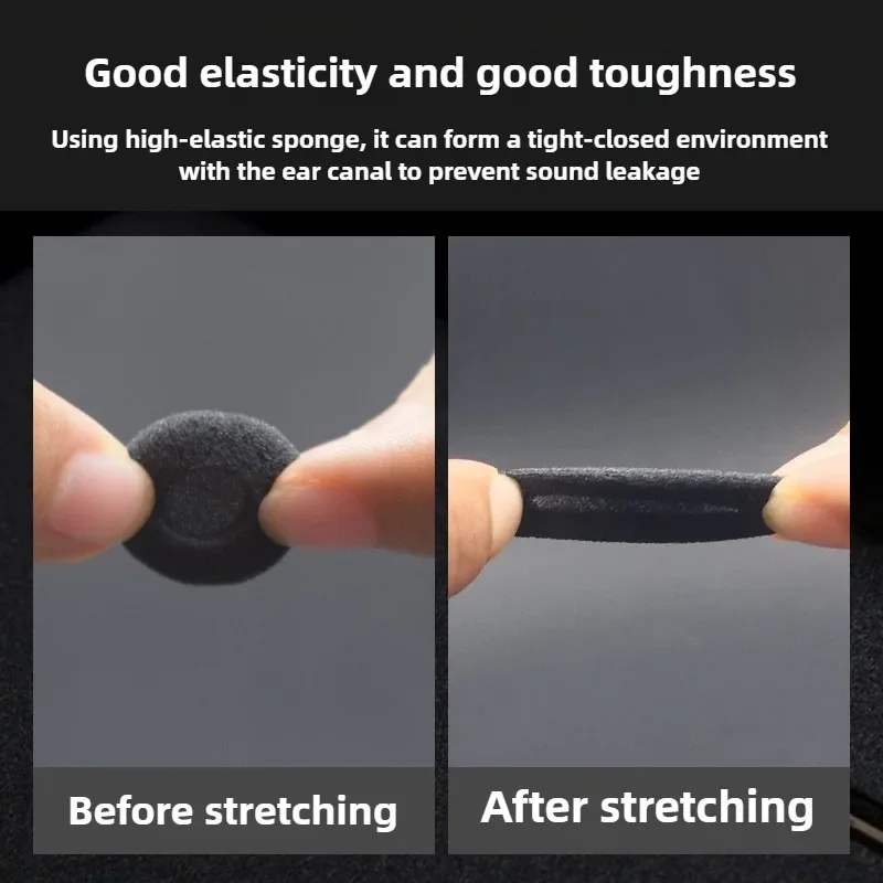 

Thickened Sponge Earbud Tips for Apple Earbuds - Universal Soft Covers, Noise-Isolating Cushions for Comfort