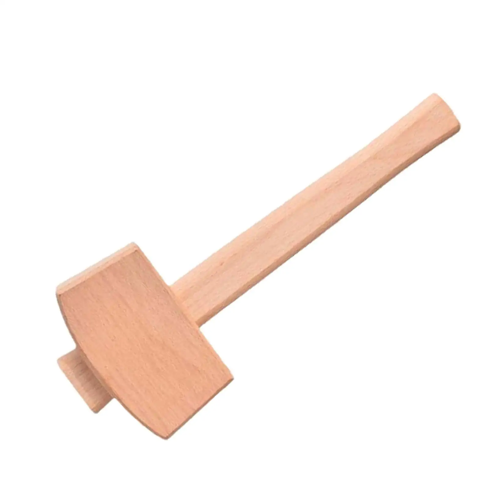 

Wood Hammer Small Portable 12 inch with Handle Professional Wood Tool Beech Solid Wood Mallet for Woodworking Leather Work DIY