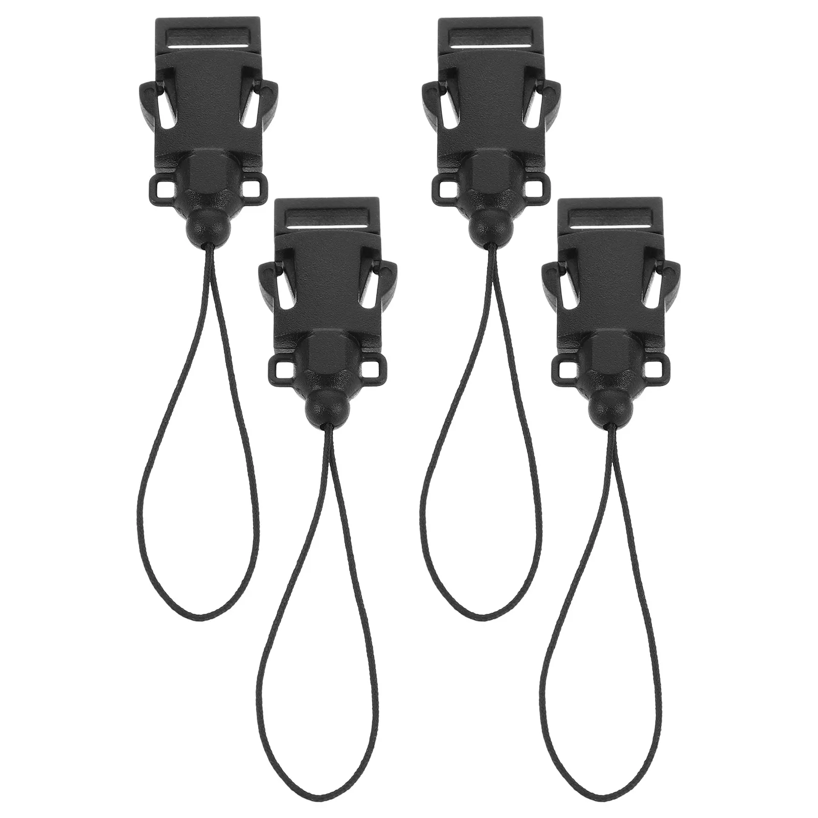 

4pcs Camera Strap Buckle Holder Clip Adapter Loop Connector Lanyard Wrist Quick Release Secure Adjustable Universal Dslr