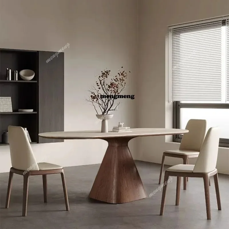 

Nordic Minimalist Rock Slab Dining Table Modern Simple Designer Dining Room Living Room High-end Home Furniture Esstisch