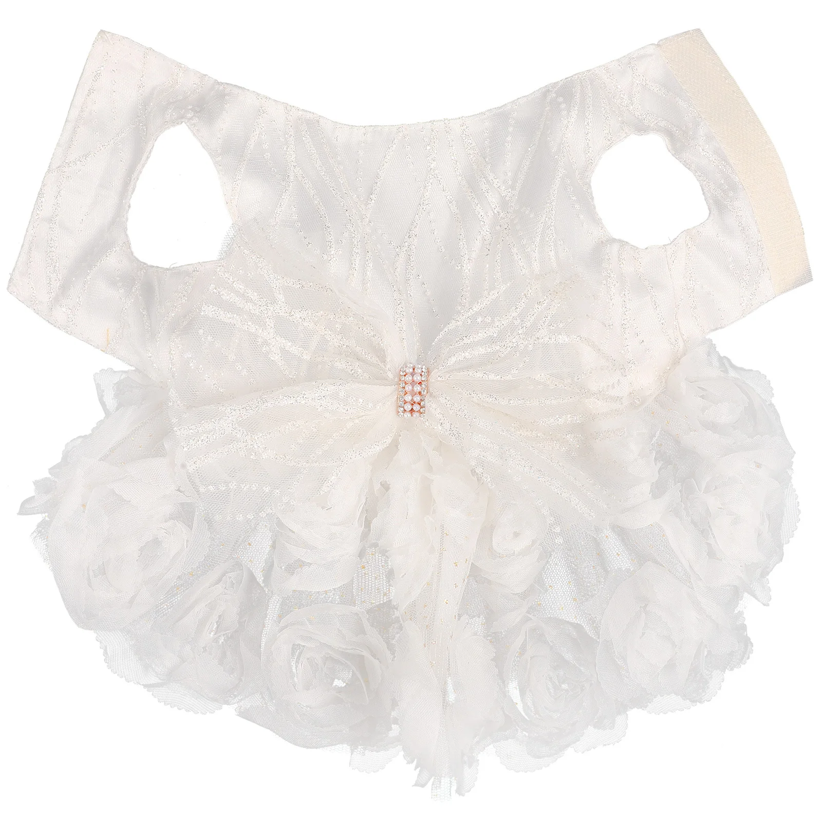 

Elegant Puppy Dog Wedding Dress Comfortable Wear-Resistant Tutu Skirt Decorative Dog Dress Party Wedding Costume Pet Wear