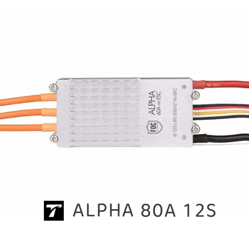 ALPHA 80A12S TMOTOR FOC Drone Waterproof ESC Brushless Sine Wave Electronic Speed Controller