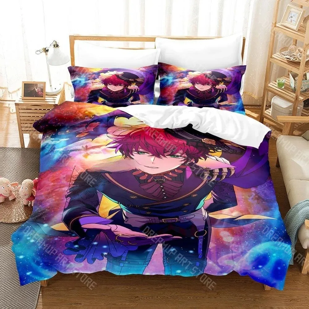 3D Printed Promise of Wizard Anime Bedding Set for Boys Girls Duvet Cover Pillowcase Twin Queen King Full Single Double Sizes