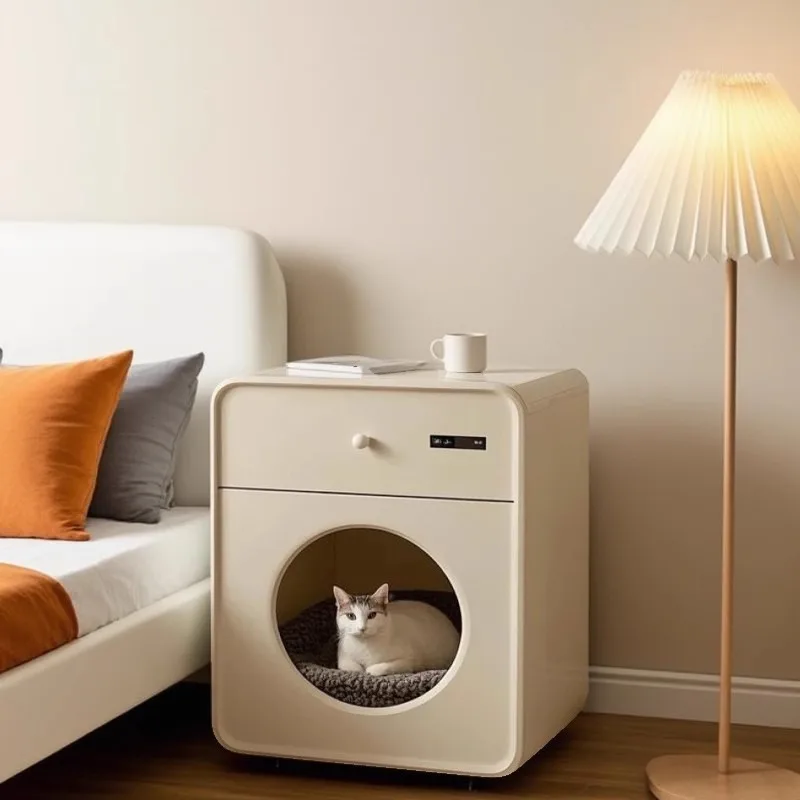 Household cat nest bedside table Small multi-functional cat house Locker Simple cat bedside table Universal for all seasons