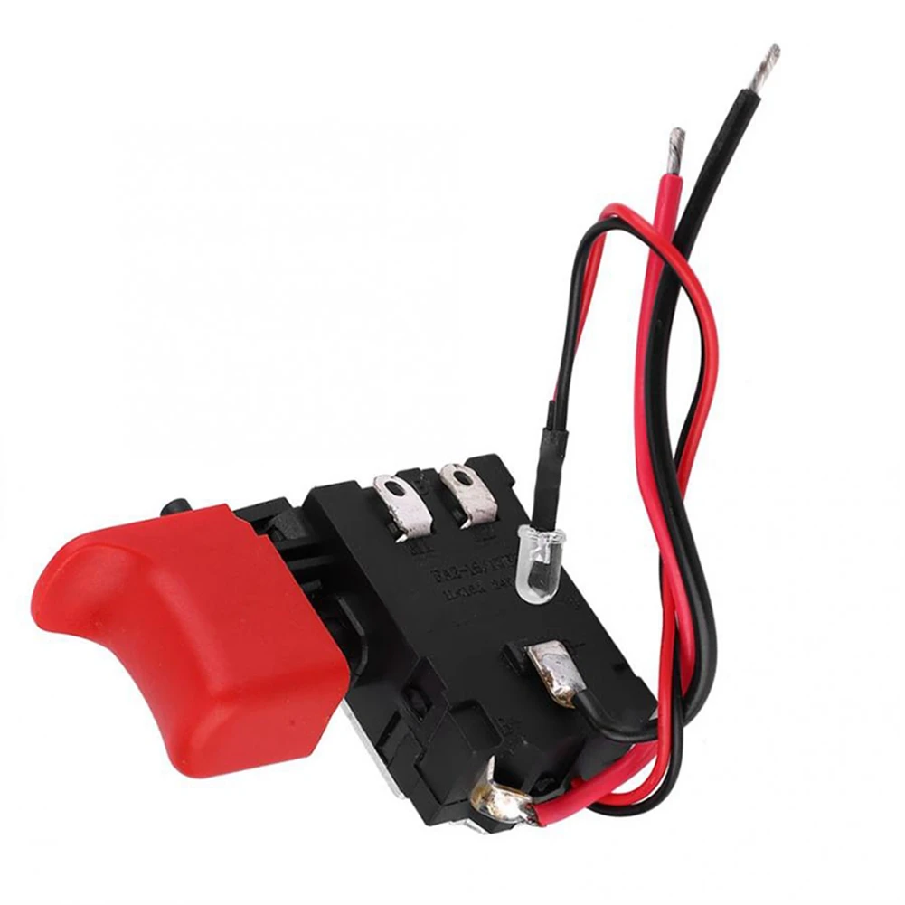 Black Adjustable CW/CCW Electric Drill Trigger Switch 7.2V-24V DC Switch