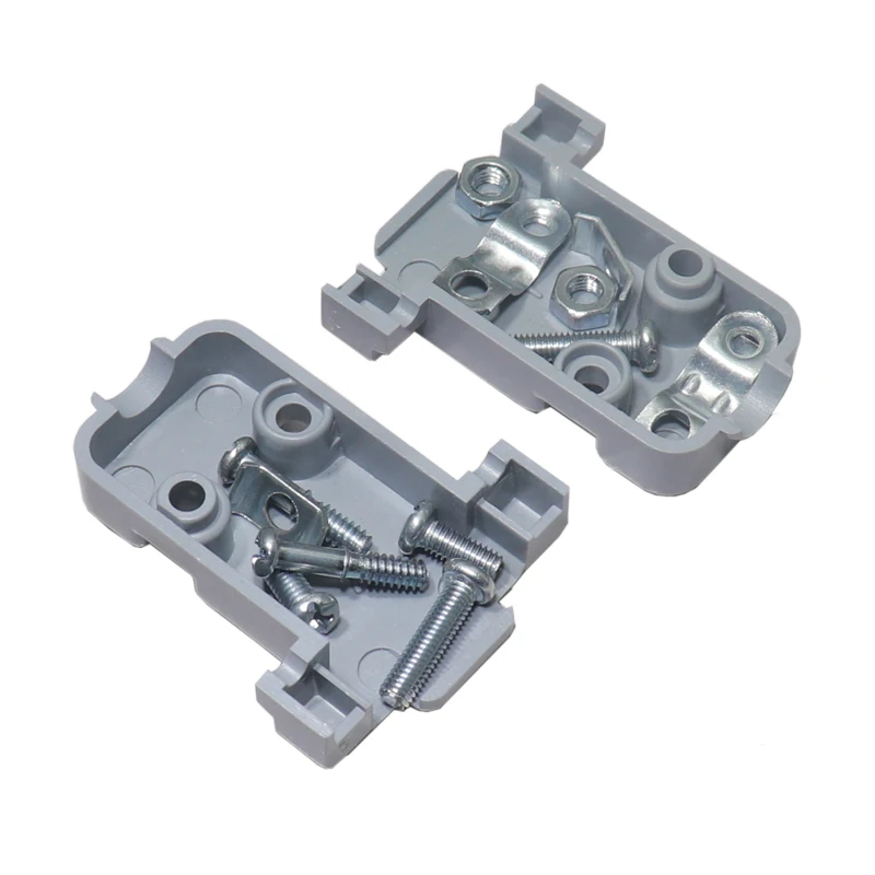 【5PCS】 RS232 Serial Port Connector DB9 Female Male Socket Plug Connector 9pin Copper RS232 COM Socket Adapter Plastic Shell