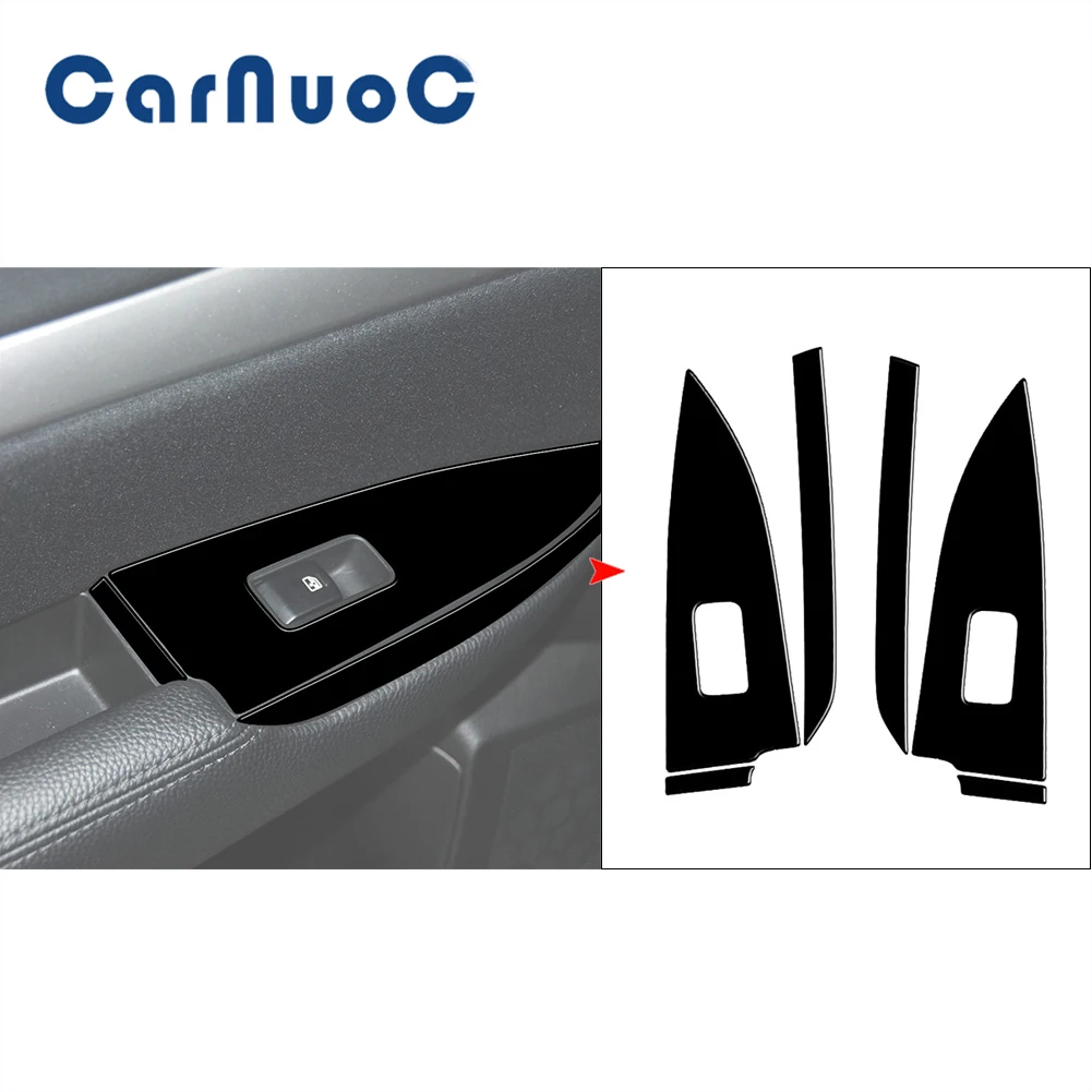 

For Subaru Outback Legacy 2010 2011 2012 2013 2014 Rear Window Lifting Panel Trim Accessories Car Interior Piano Black Stickers