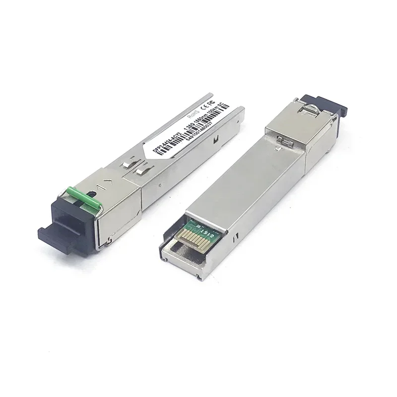 2 шт. 1 пара DFP2-4524-ACY2 Tx1490nm Rx1550nm DFB лазер 1G одномодовый Bidi SFP 100 км SC 1,25G SFP