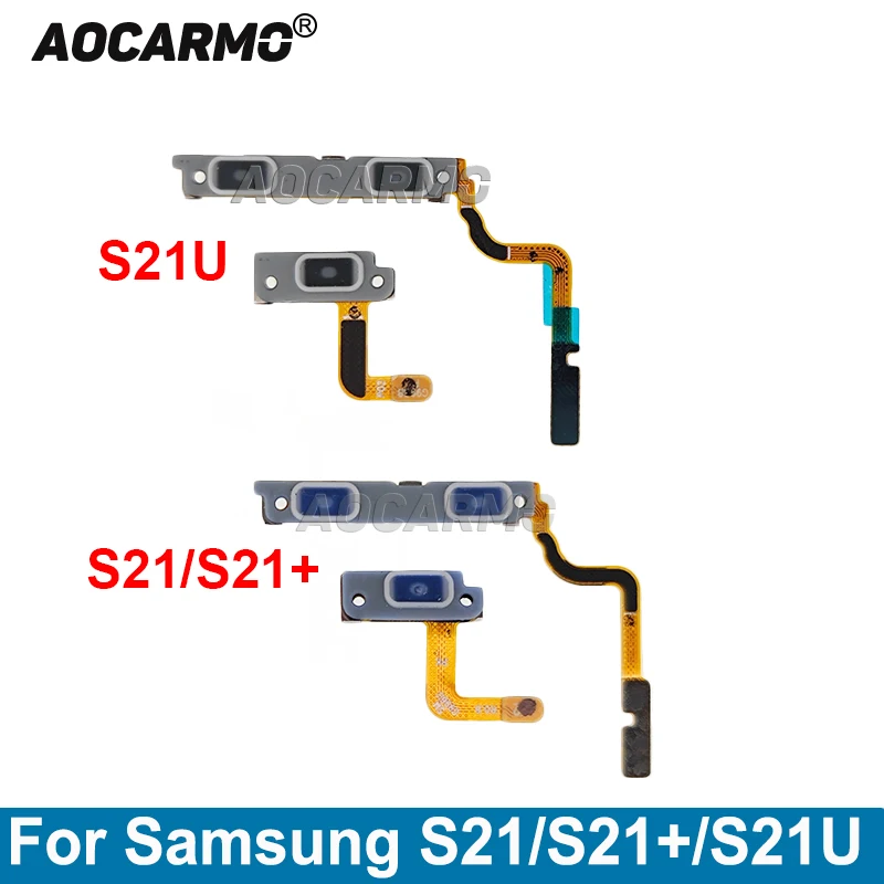 

Aocarmo Кнопка включения/выключения громкости Гибкий кабель для Samsung Galaxy S21+ S21 Plus S21Ultra G991 G996 G998 S20 Ultra S20+ S20FE