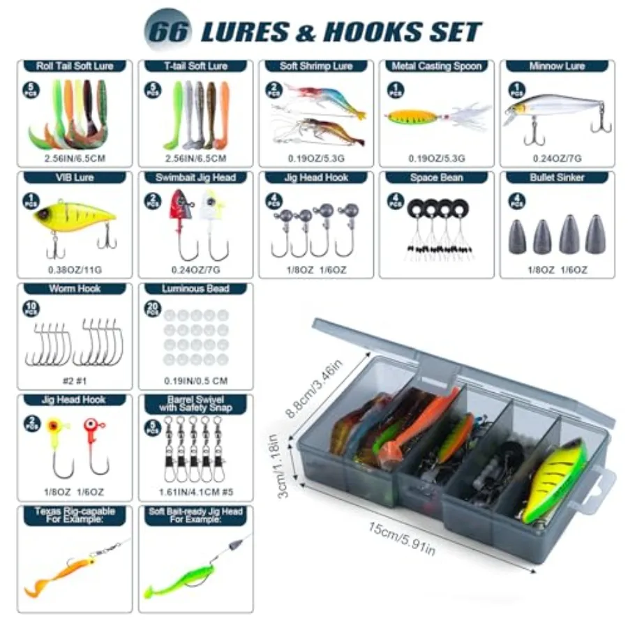 2 قطعة صنارة صيد تلسكوبية وبكرة مع حقيبة حمل للسفر 1.8 متر 2.7 متر طول قابل للتعديل مثالية للمياه المالحة والأجسام #6