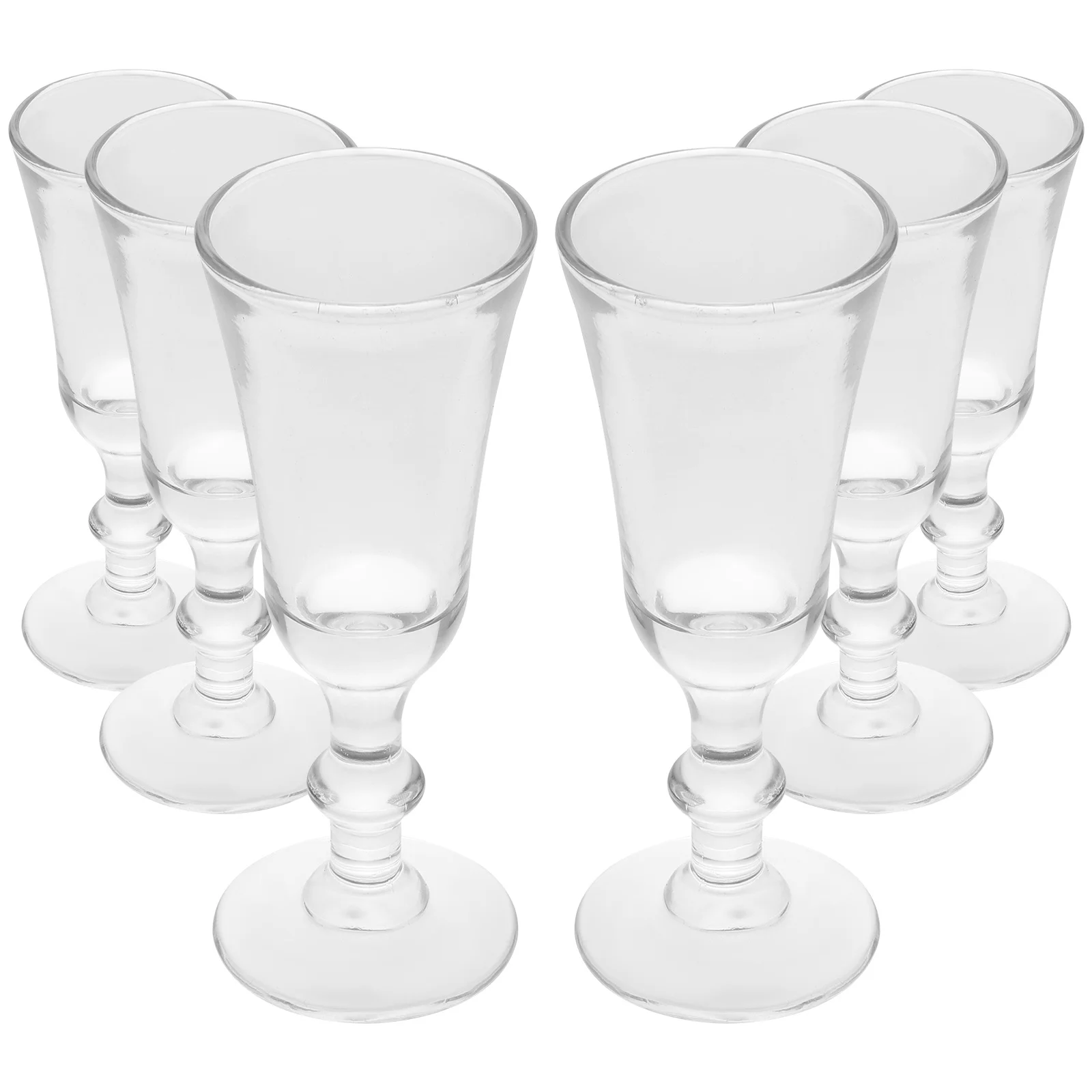 

6 шт. прозрачные бокалы для вина, практичные для свадеб, фестивалей, собраний и подарков на новоселье, бокалы для вина