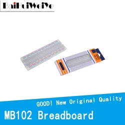 MB-102 MB102 Breadboard 830 Point Solderless PCB Board Board Test Develop DIY Kit White