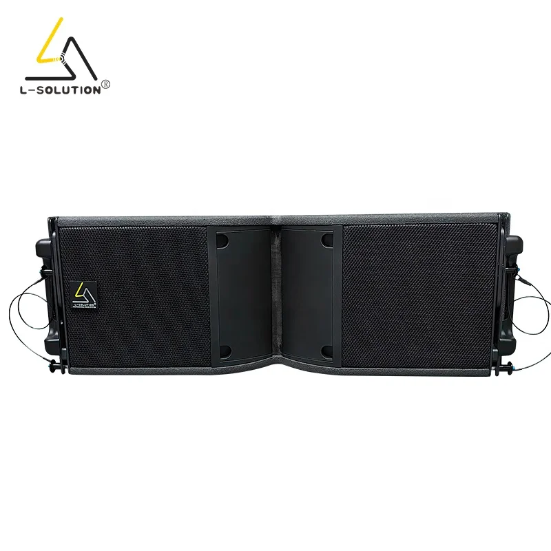 L-Solution K208 Active Sound System 2-Way Dual 8-Inch Birch Plywood Line Array Speakers 8 500W-2000W 62Hz-19KHz 4-Channel