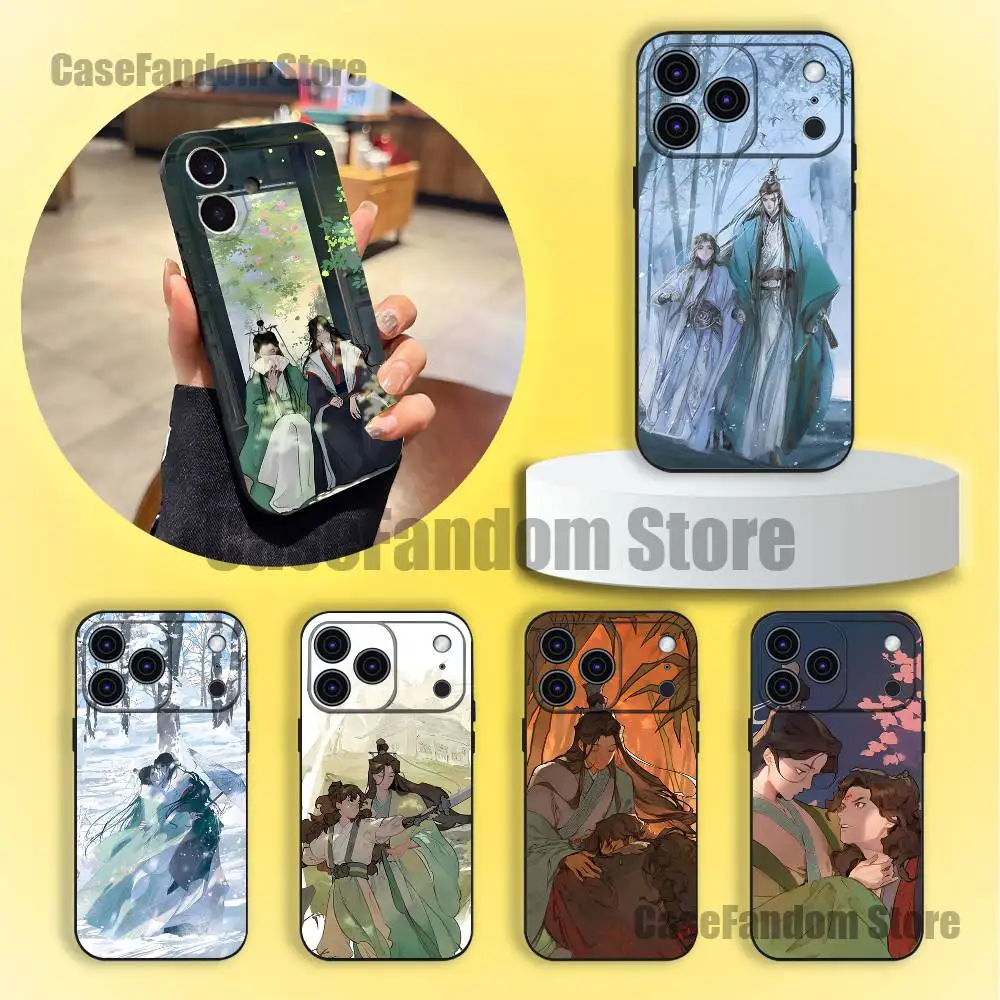 

Anime S-Scum Villains Self Saving System Black Soft Cover Phone Case For iPhone 17,16,15,14,13,12,11,Pro,Max,Plus