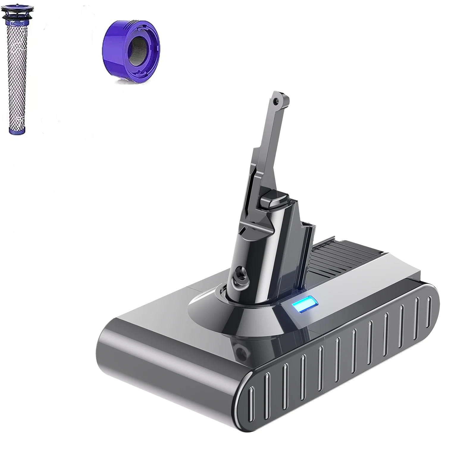 6000mAh voor Dyson V8 Batterij Absolute Animal stofzuiger Vervangende Batterij filter voor Dyson V8 accessoires DE FR