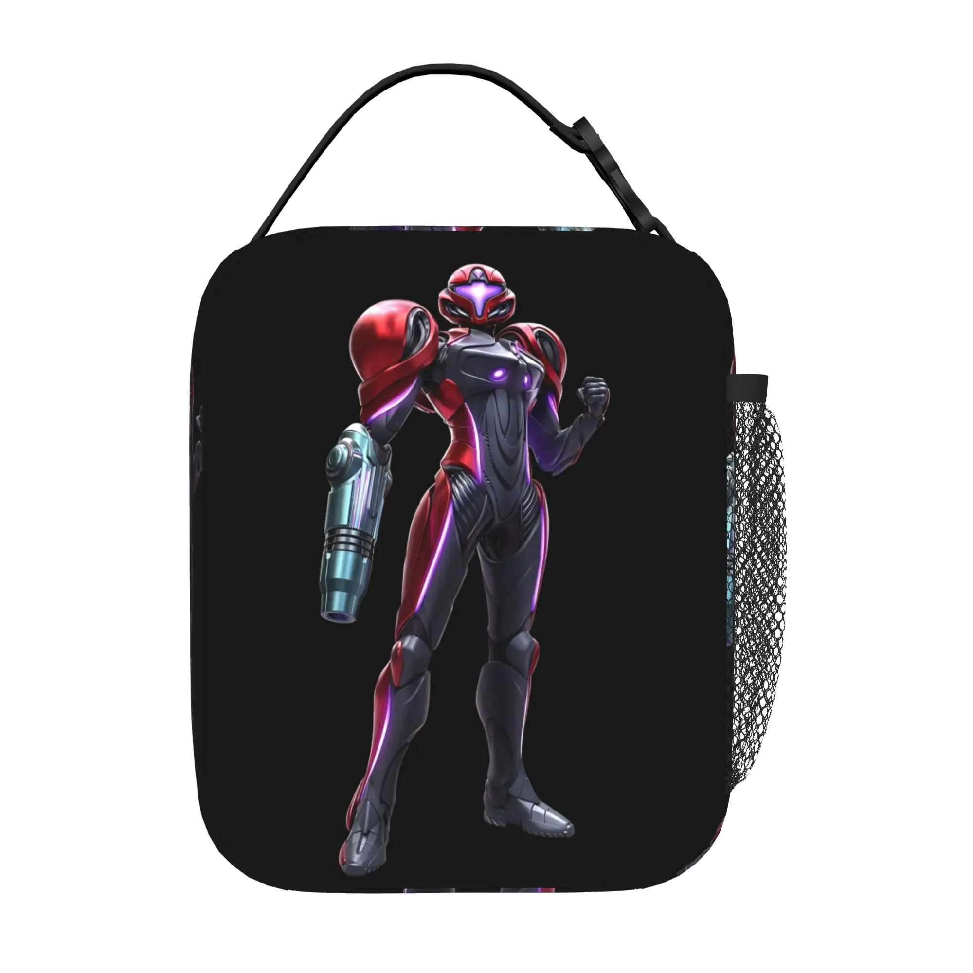 1 Piece For Students Food Container Stand Portable Pocket Metroid Prime 4 Beyond Zipper Closure Aluminum Foil Food Pouch view 3