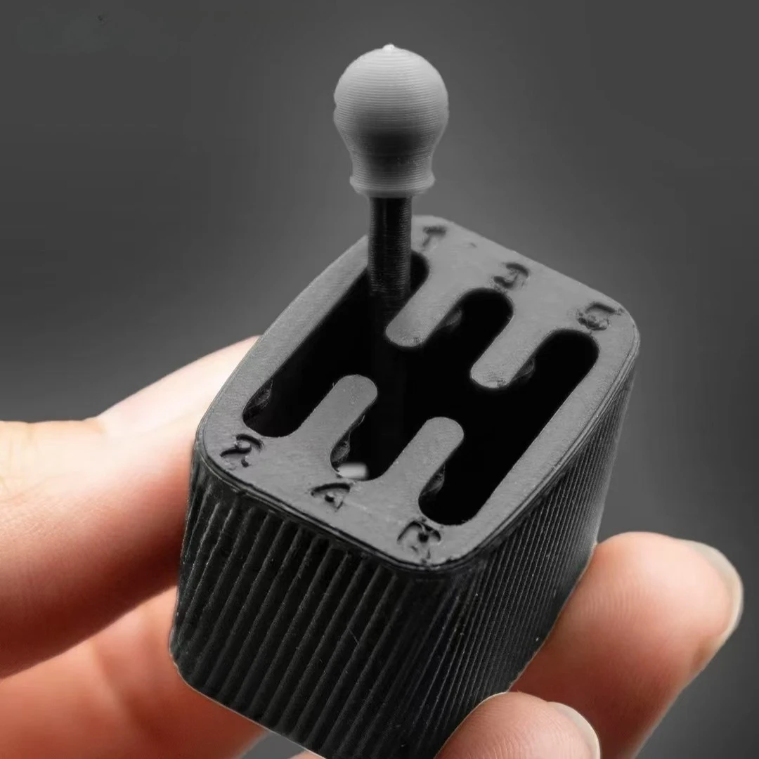 3D Printed Manual Gear Shifter Toy - Creative & Fun Car Accessory for Simulation Enthusiasts