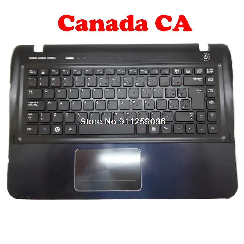 Laptop PalmRest&keyboard For Samsung SF410 Belgium BE CA Canada Thailand TI Upper Case Cover With Touchpad New